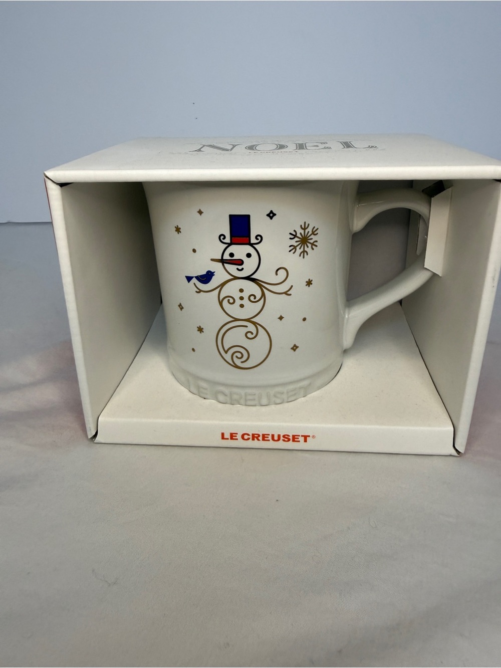 Le Creuset Noël Collection Snowman Mug 14oz - NIB Brand New In Box